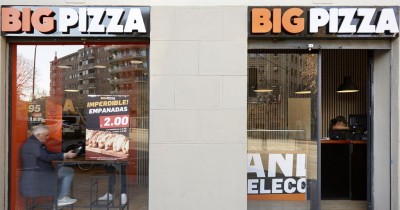 Big Pizza Barcelona. Refurbishment and adaptation of pizzeria premises