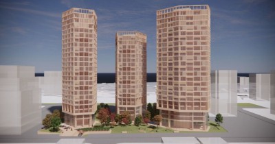 Torres d'ús mixt en una zona de regeneració urbana a Tirana
