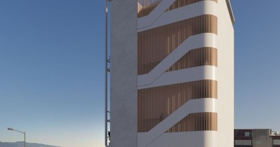 Edifici d'apartaments turístics amb vistes al mar a Sarandë (Albània)