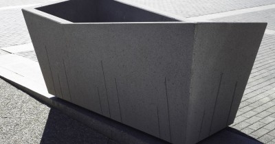 Concrete urban furniture
